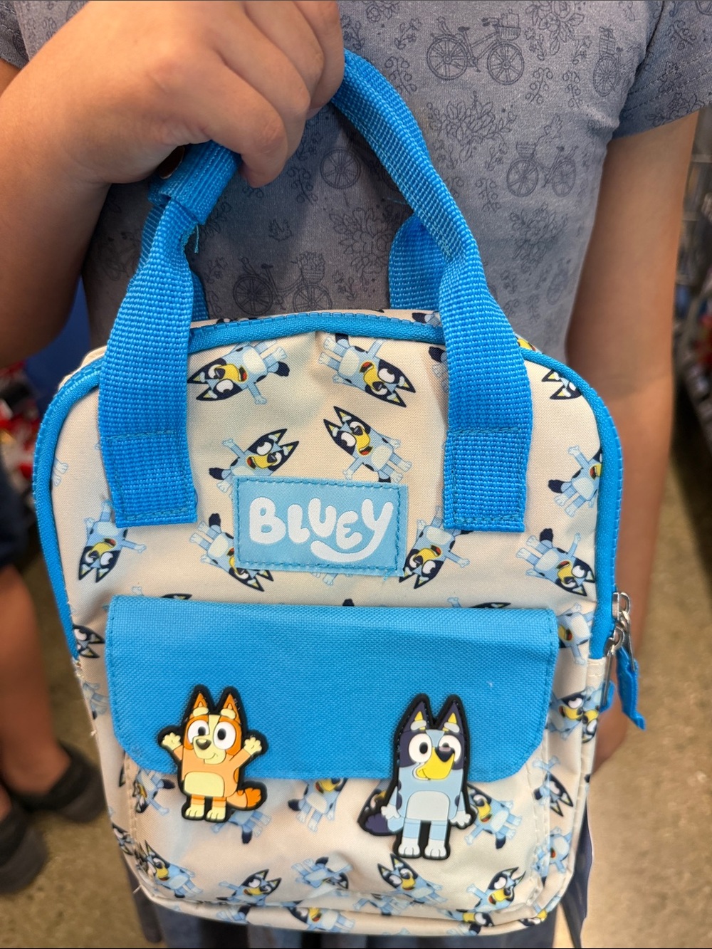 Disney Bluey Kids Backpack in Bright Blue